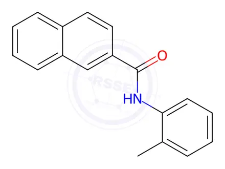 Chemical structure of N-(o-tolyl)-2-naphthamide