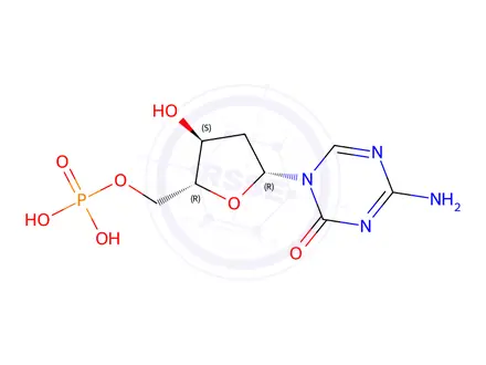 Chemical structure of 5-Aza-2'-deoxy Cytidine 5'-Monophosphate Triethylamine Salt (90%)