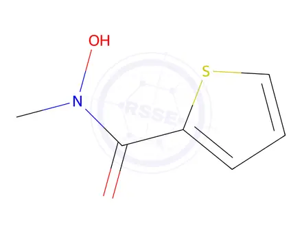 Chemical structure of 2-Thiophenecarboxamide,N-hydroxy-N-methyl-(9CI)