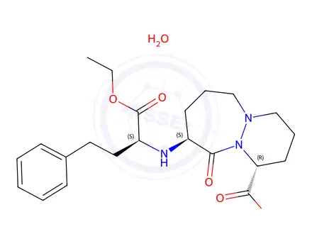 Chemical structure of Cilazapril Monohydrate