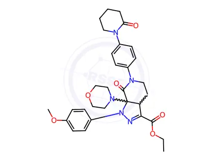 Chemical structure of Apixaban Impurity 45