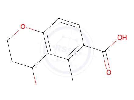 Chemical structure of 4-Hydroxy-5-methylchromane-6-carboxylic acid