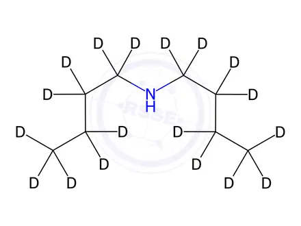 Chemical structure of Di-n-butyl-d18-amine