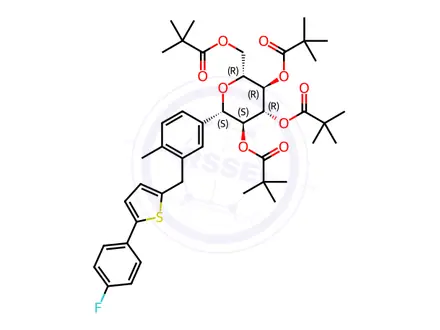 Chemical structure of Canagliflozin Impurity E