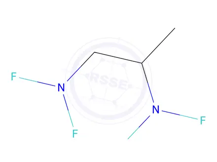 Chemical structure of N,N,N',N'-Tetrafluoro-1,2-propanediamine