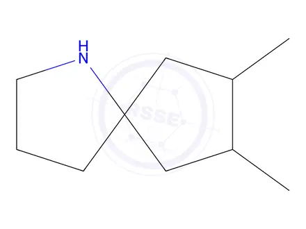 Chemical structure of 7,8-Dimethyl-1-azaspiro[4.4]nonane Hydrochloride