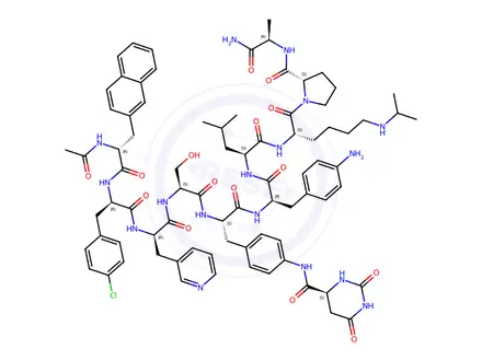 Chemical structure of Degarelix Impurity 1