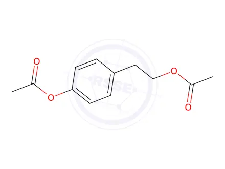 Chemical structure of 4-(2-Acetoxy-ethyl)phenyl Acetate