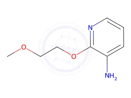 Chemical structure of 2-(2-Methoxyethoxy)pyridin-3-amine