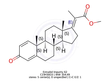 Chemical structure of Estradiol Impurity 72