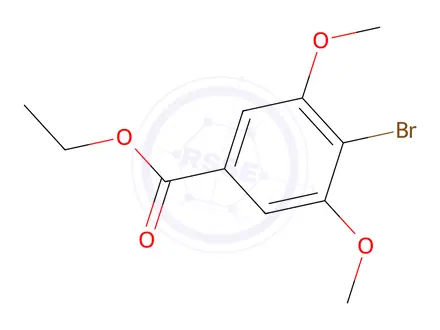 Chemical structure of Ethyl 4-bromo-3,5-dimethoxybenzoate