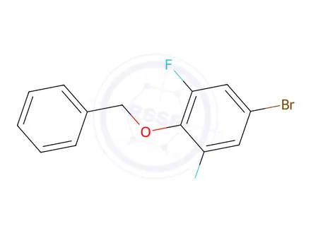 Chemical structure of 5-Bromo-1,3-difluoro-2-(phenylmethoxy)-benzene