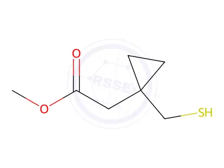 Chemical structure of Methyl 2-(1-(mercaptomethyl)cyclopropyl)acetate