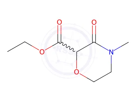 Chemical structure of Ethyl 4-Methyl-3-oxomorpholine-2-carboxylate