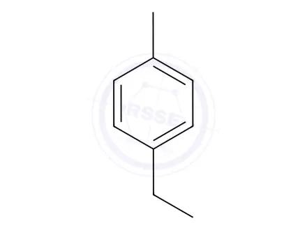 Chemical structure of 4-Ethyltoluene