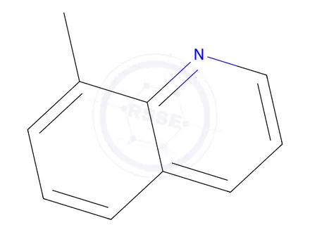 Chemical structure of 8-METHYLQUINOLINE