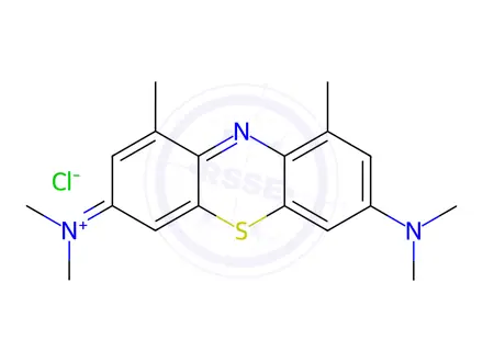 Chemical structure of DIMETHYLMETHYLENE BLUE HYDROCHLORIDE
