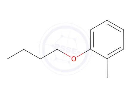 Chemical structure of butyl o-cresyl ether