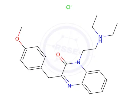 Chemical structure of Caroverine hydrochloride