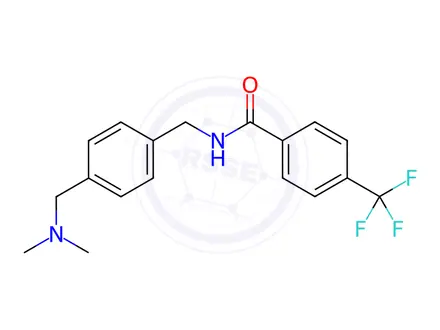 Chemical structure of N-(4-((Dimethylamino)methyl)benzyl)-4-(trifluoromethyl)benzamide