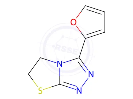 Chemical structure of 3-(Furan-2-yl)-5,6-dihydrothiazolo[2,3-c][1,2,4]triazole