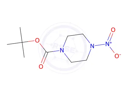 Chemical structure of tert-Butyl 4-nitropiperazine-1-carboxylate