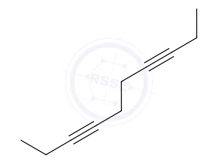 Chemical structure of 3,7-DECADIYNE