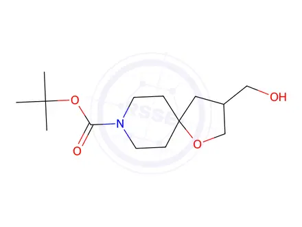 Chemical structure of 8-Boc-1-oxa-8-azaspiro[4.5]decane-3-methanol