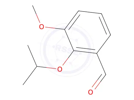 Chemical structure of 3-Methoxy-2-(propan-2-yloxy)benzaldehyde
