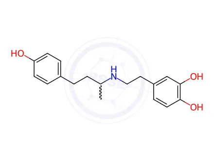 Chemical structure of Dobutamine