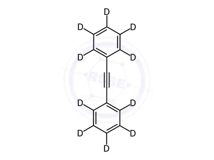 Chemical structure of Tolan-d10