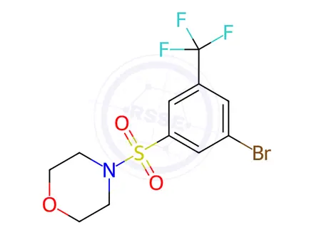 Chemical structure of 4-(3-Bromo-5-trifluoromethylphenylsulfonyl)morpholine
