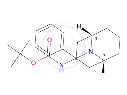 Chemical structure of tert-Butyl ((1R,3S,5S)-9-benzyl-9-azabicyclo[3.3.1]nonan-3-yl)carbamate