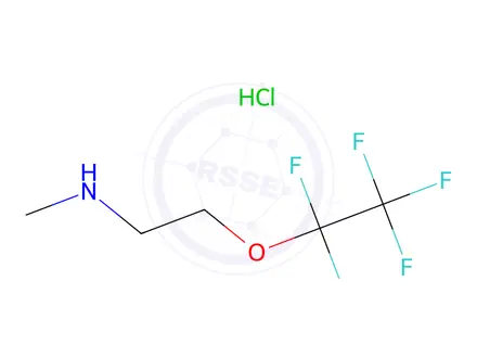 Chemical structure of Methyl-(2-pentafluoroethyloxyethyl)amine hydrochloride