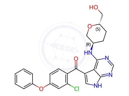 Chemical structure of Nemtabrutinib