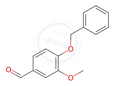 Chemical structure of 4-Benzyloxy-3-methoxybenzaldehyde