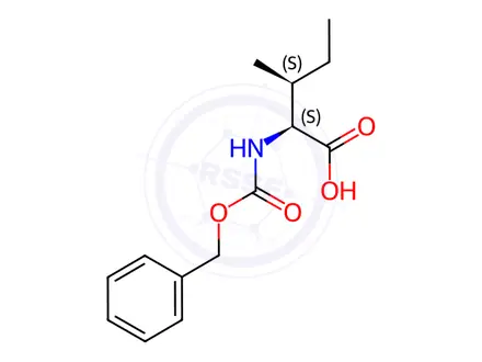 Chemical structure of CBZ-L-Isoleucine