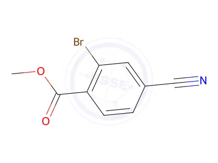 Chemical structure of Methyl 2-bromo-4-cyanobenzoate