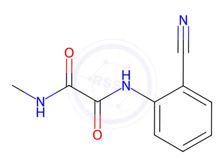 Chemical structure of N1-(2-Cyanophenyl)-N2-methyloxalamide