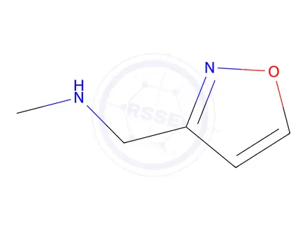 Chemical structure of 1-(Isoxazol-3-yl)-N-methylmethanamine