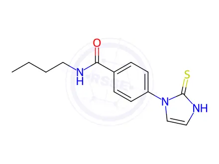 Chemical structure of N-Butyl-4-(2-thioxo-2,3-dihydro-1H-imidazol-1-yl)benzamide