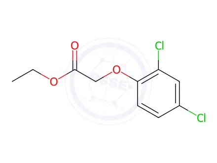 Chemical structure of Ethyl 2,4-dichlorophenoxyacetate