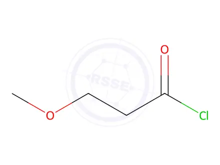 Chemical structure of 3-Methoxypropanoyl Chloride