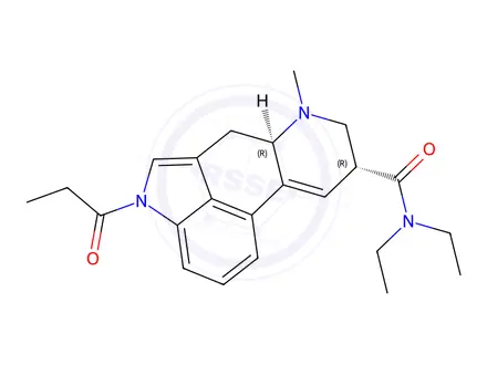 Chemical structure of (1P-LSD)