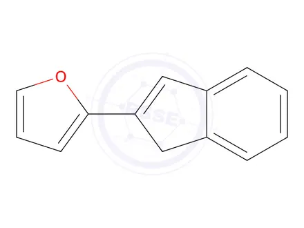 Chemical structure of 2-(1H-Inden-2-yl)furan