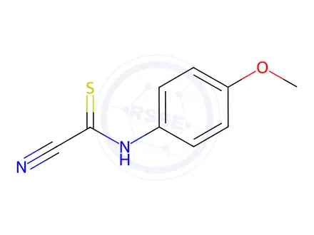 Chemical structure of (4-Methoxyphenyl)carbamothioyl cyanide