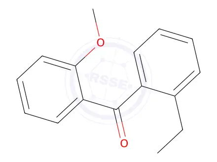 Chemical structure of 2-Ethyl-2-methoxybenzophenone