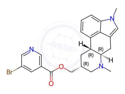 Chemical structure of Nicergoline Impurity G