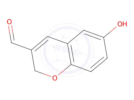 Chemical structure of 6-HYDROXYCHROMENE-3-CARBOXALDEHYDE