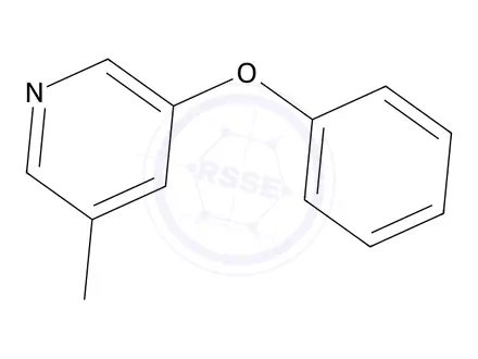 Chemical structure of 73571-20-7 Pyridine, 3-methyl-5-phenoxy-